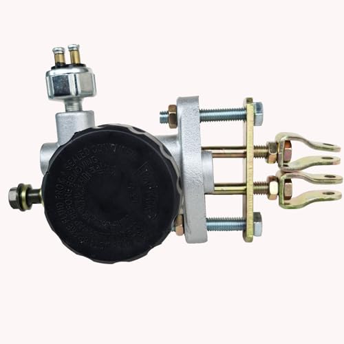 Hydraulic Brake Master Cylinder Compatible with 90cc 110cc 125cc 150cc 200cc 250cc Go Kart Buggy Sunl BMS Kandi Roketa Kazuma Kinroad ATV Go Kart Master Cylinder