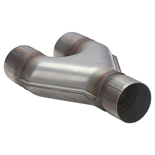 A-KARCK Exhaust Y Pipe 2.5" Inlet, Stainless Steel 10" Long Dual 2.5" Outlet Y Pipe Withstands High Temperatures(Wide-body) - color: Y Pipe, size: 2.5inch 10"Long Wide
