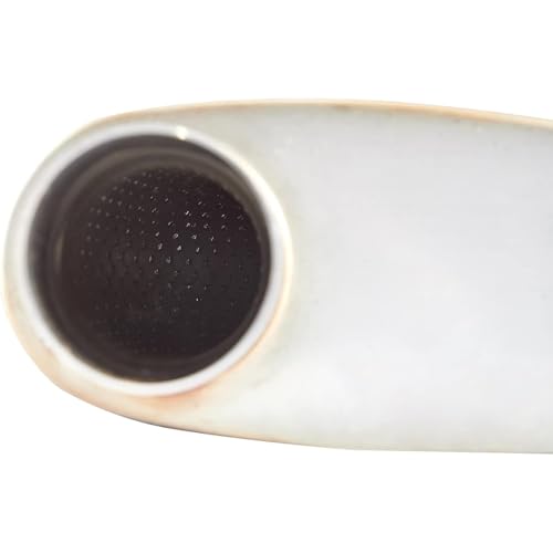 Universal 409 Stainless Muffler Straight-Through Performance Muffler Exhaust, center in | offset out (2") - size: 2"