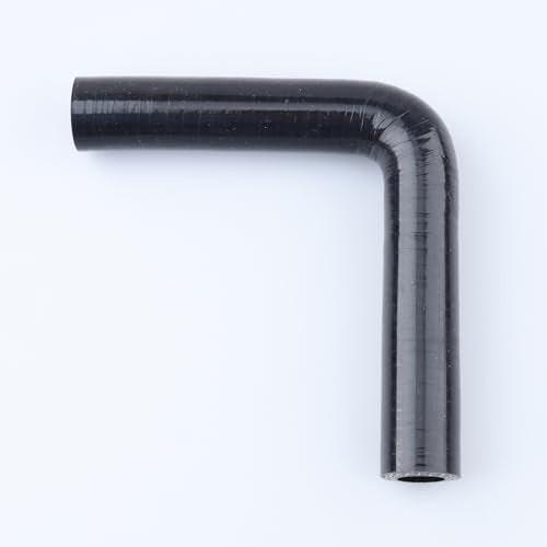 AC PERFORMANCE ID 1/2" 90° Degree Elbow Silicone Hose Coupler Black - color: Black, size: ID 1/2" (13mm)