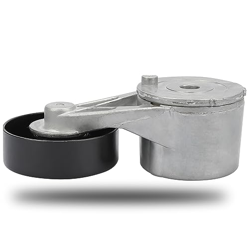 IRONTEK Belt Tensioner Assembly with Pulley Compatible for 1988-1991 Ford E-250 Econoline Club Wagon 1988-1996 E-350 Econoline 1996 Econoline Super Duty #38140 419-332 45860 F5TE6B209CA F5UZ6B209A - size: F5TE6B209CA