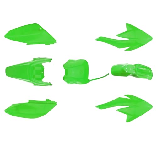 PRO BAT 7 PCs Plastic Fender Fairing Kit - color: Green CRF70 Plastic Fender Kit