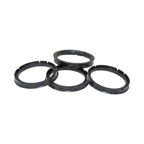 Gorilla Automotive 72-5615 Wheel Hub Centric Rings (72.62mm OD x 56.15mm ID) - Pack of 4 - size: Flanged 72 mm OD 56.15 mm ID