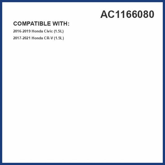 PG Kit Engine Air and Cabin Filter AC1166080 | Fits 2021-17 Honda CR-V, 2019-16 Civic - size: Cabin & Air Filter Kit
