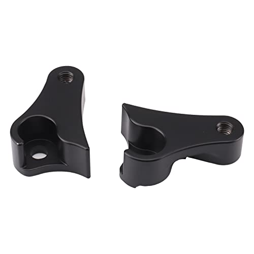 08-23 1" Lowering Link Kit Fits for Harley Davidson Touring Street+Glide Road+Glide Ultra+Limited Special CVO 2017-2021 Shocks(Black) - color: Matt Black