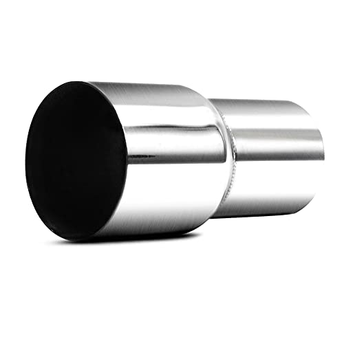 Universal 2.5" ID to 3" ID Exhaust Pipe Adapter Connector Reducer 304 Stainless Steel 2.5 Inch to 3.0 Inch 2 1/2” ID to 3.0” ID kit 2PCS - size: 2.5" ID to 3" ID