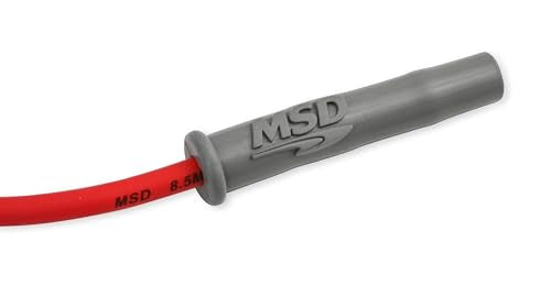 MSD 31639 Super Conductor Spark Plug Wire Set, Red