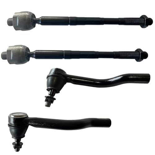 Front Outer Inner Tie Rod Ends for Nissan Pathfinder, for INFINITI QX60 - size: 4p for qx60 14-20