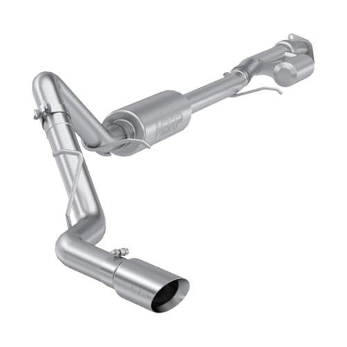 MBRP 1500 Silverado/Sierra 2.7L T304 SS 3in Cat-Back w/Single Side 4in Dual Wall Tip for 19-24 GM