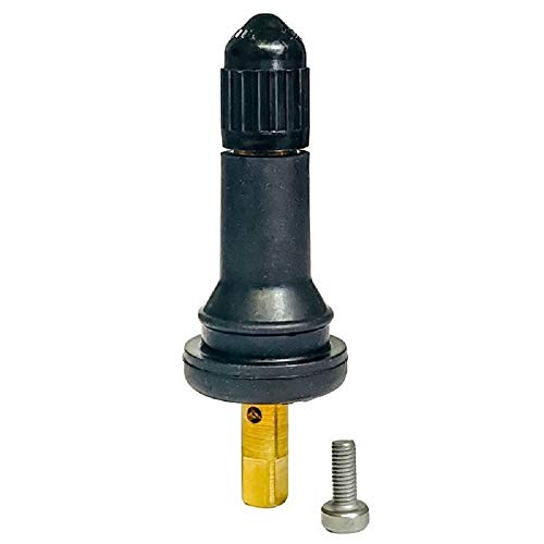 Muzzys (Set of Four VS-65 Rubber TPMS Tire Valve Square Stem FITS 2014 and Newer Dodge RAM 1500 2500 3500 and Jeep Cherokee Dill VS65