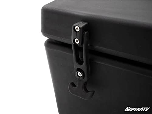 SuperATV Water Resistant Rear Insulated Cooler/Cargo Box for 2014+ CFMOTO ZForce 800 EX | 2017+ 1000 | Sealed Lid Keeps Ice in and Mud Out | Built-in Threaded Drain Plug | Heavy-Duty Latches
