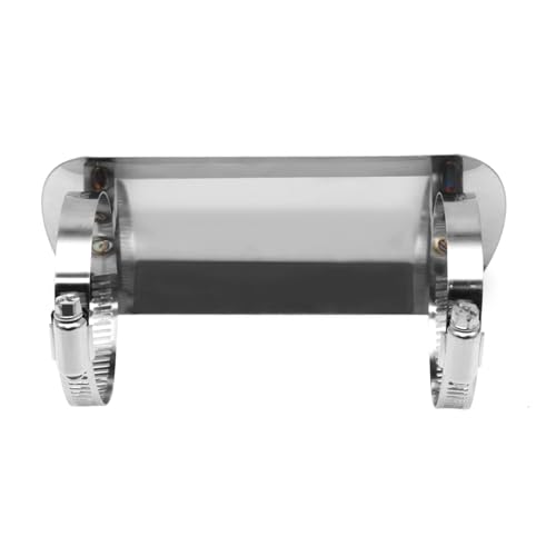 Exhaust Heat Shield Muffler Pipe Heat Cover Protector Guard Imitation Carbon Fiber Stainless Steel (D) - size: D