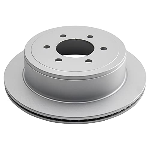 TRQ Front and Rear Brake Rotors Set Premium G-Coated - style: BKA14753