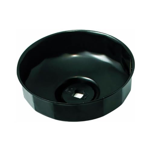 CTA Tools A255 Cap-Type Oil Filter Wrench - 65/67mm x 14 Flute - Professional Grade, Black Finish, Precision-Stamped, Deep-Reach, 3/8-Inch Drive, Oil Filter Wrench - size: 65mm/67mm x 14 Flute