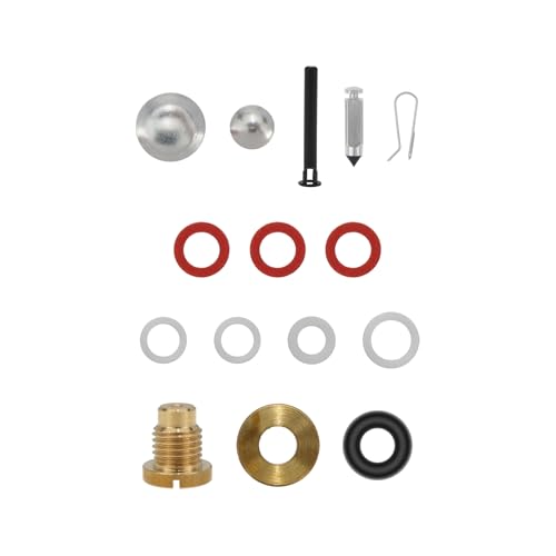 382048 Carburetor Repair Rebuild Kits Float Compatible with Johnson and Evinrude outboard 9.5 hp Engine 1964-1973 Replace 379154 765630