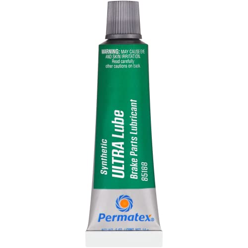 Permatex 85188-6PK Ultra Disc Brake Caliper Lube, 0.5 oz. (Pack of 6) - color: Synthetic Ultra Brake Parts Lubricant, size: .5 Fl Oz. (Pack of 6)