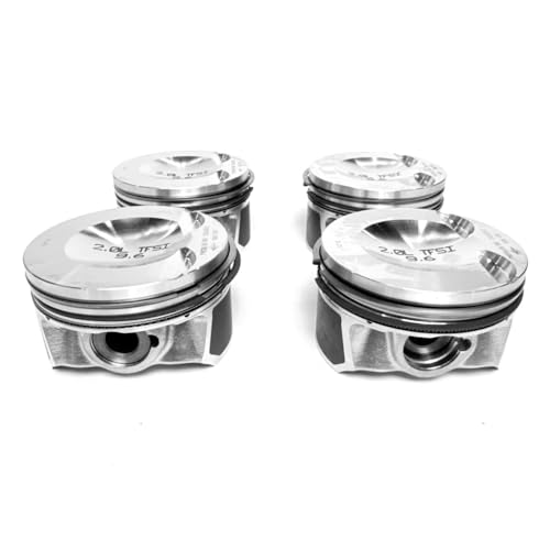 Pistons & Rings Set Oversized +0.25 Φ82.75mm Φ23mm for VW GTI Audi A4 A5 Q5 Porsche Macan EA888 2.0 TSI OE# 06L107065R