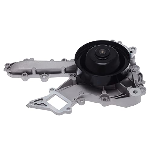 AUQDD 43157 Water Pump Kit w/Gasket (For Mercedes-Benz V6-3.5L;Eng. 276.952/276.955/276.957) Fit For 2012-2016 C300 C350 E350 E400 ML350 GLK350 SLK350 (Replace # 2762001301 A2762001301 147-2360) - size: 43157