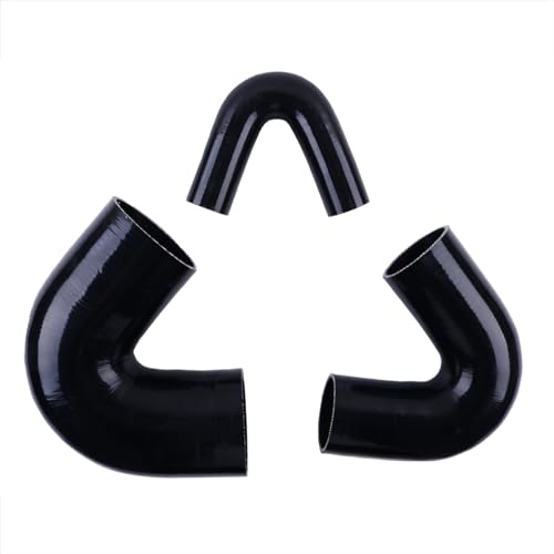 135 Degree ID 3"(76mm) Elbow Silicone Hose Intake Intercooler Coupler 3 inch Pipe,Length 102mm One Leg,4-Ply Thickness 5.4 mm - size: 135ID76(3")