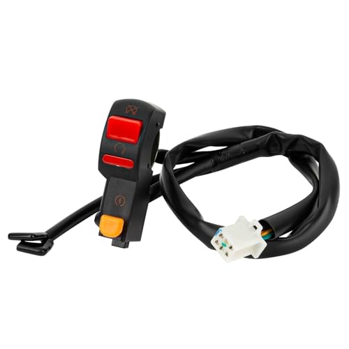 PSLER Kill Starter Switch for Hawk 250, 22mm Dirt Bike Handlebar Control