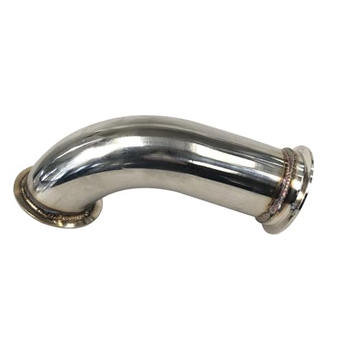 2.5" ID V-Band Turbo Stainless Steel 90 Degree Exhaust Elbow Adapter Piping Flange - size: 2.5'' ID