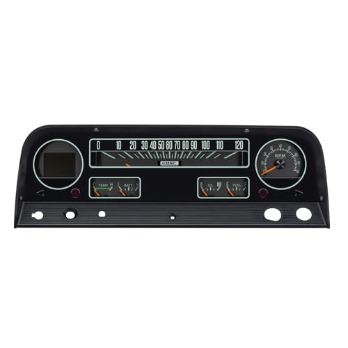 Dakota Digital RTX-64C-PU-X Compatible with 1964-66 Chevy Pickup Truck Retrotech Gauge Instrument System