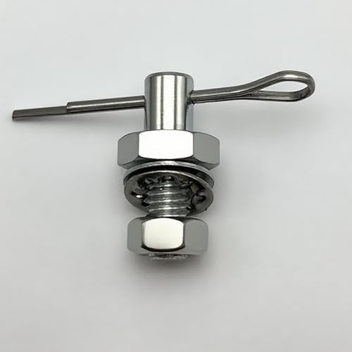 Throttle Cable Adapter Stud Kit with Bracket & Ends #8009 | Compatible with 1977+ Chevrolet (Includes Nut, Washers, Cotter Pin) - color: Black 1 pack
