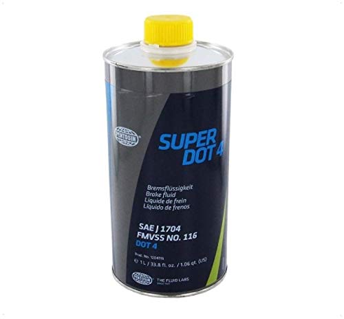 Pentosin 1204116 Corrosion Resistant Super Dot 4 Brake Fluid, 1 Liter, Pack of 1 - style: 8113106