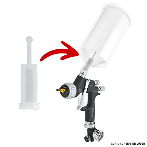 TCP Global Disposable HVLP Gravity Spray Gun Filters Fine Mesh (Pack of 24)