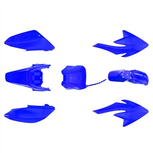 PRO BAT 7 PCs Plastic Fender Fairing Kit - color: Blue CRF70 Plastic Fender Kit