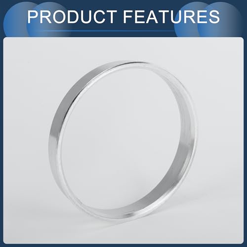 Hub Centric Rings, 63.4mm ID to 67.1mm OD Vehicle Wheel Hubrings Aluminum Alloy, 4 Pcs - size: 63.4mm to 67.1mm