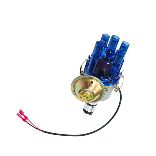 034 Vacuum Advance Electronic Distributor Compatible with VW Bug Beetle Campmobile Fastback Karmann Ghia Squareback Transporter 1954-1979, Replaces 0231170034 0231170034EL Blue - color: 1# Blue 034 0231170034
