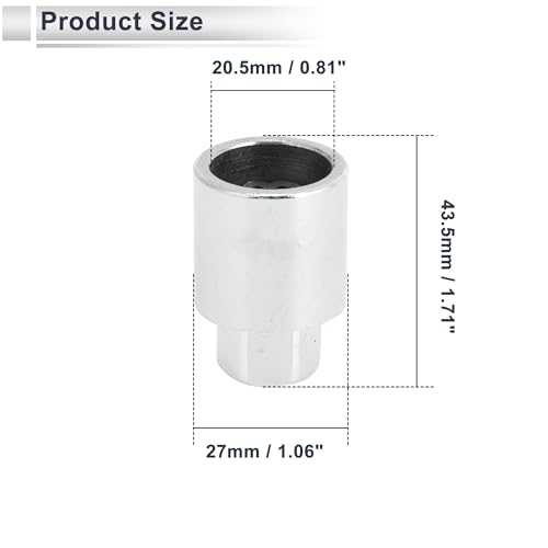 Wheel Lock Lugnut for Toyota Type C Anti-theft Screw Nut Removal Key Socket 1pc