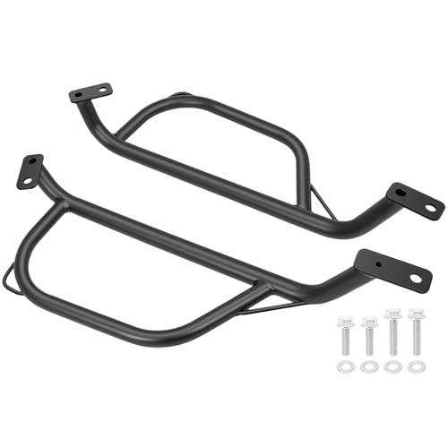 Black Highway Side Crashbars Rear Protectors