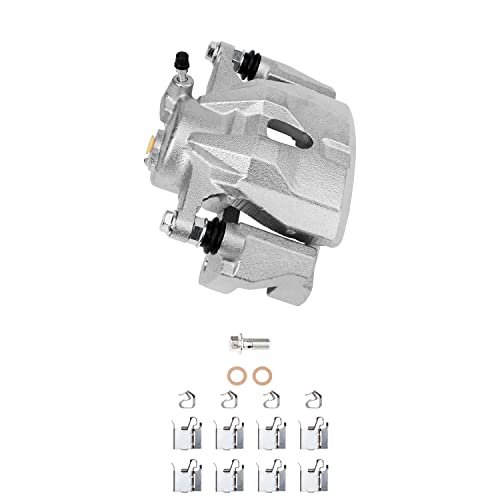 Detroit Axle - Front Driver Side Disc Brake Caliper Brake Pads Replacement - size: 3BP3701014/Kit