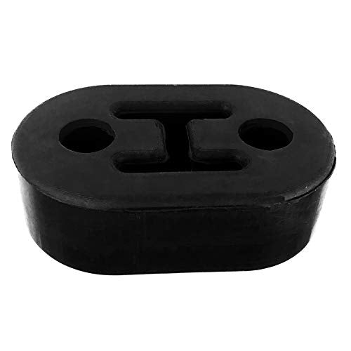 2 Hole Exhaust Hanger Bushing Muffler Insulator 12mm ID Shock Absorbent High Density Rubber Universal Black, Pack of 4 - size: 12mm diameter, 4 pcs