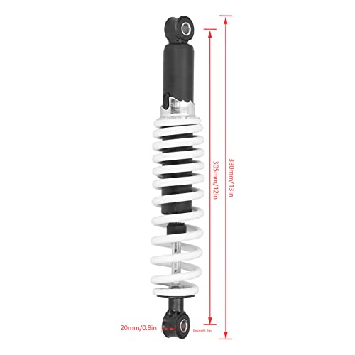 Motorcycle Shock Absorber 12in/305mm, 5-Speed Adjustable Mono Shock - size: 12in