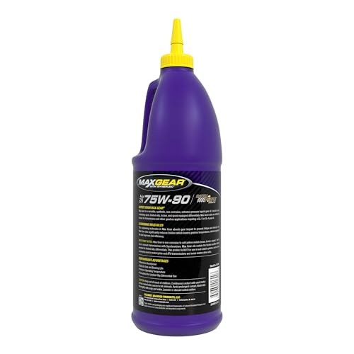 Royal Purple 01300 Max Gear 75W-90 High Performance Synthetic Automotive Gear Oil , 1 Quart (32 Ounces) - size: 32 Fl Oz (Pack of 1)
