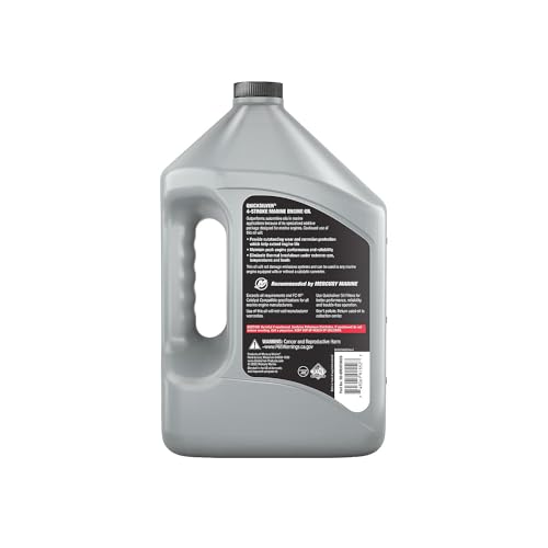 Quicksilver 25W-40 4-Stroke Marine Engine Oil for Outboards, 1 Gallon - size: 1 gallon, style: Mineral