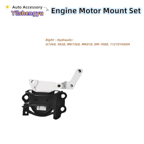 Engine Motor Mount Kit for Nissan Versa 2012-2019 - size: Nissan Versa 2012-2019 L4 1.6L Sedan