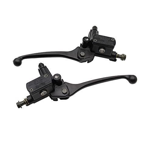 Left + Right 8mm Brake Master Cylinder Lever Mirror Hole for GY6 50cc 125cc 150cc 250cc Scooter Moped