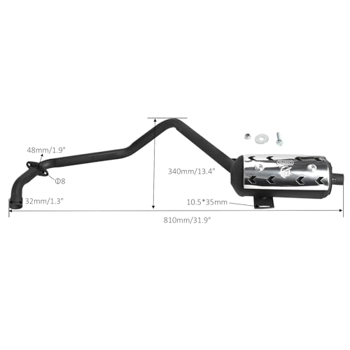32mm Exhaust Pipe Muffler for 110cc 125cc ATV Quad