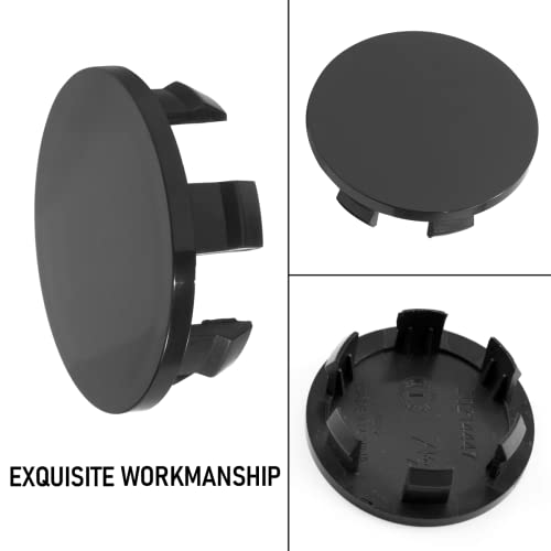 RTRHINOTUNING 54mm/46mm Black ABS Wheel Center Hub Caps for Cobalt(2005-2010) Cruze(2005-2007) Impala(2005-2010) #9595095 Set of 4 - color: Black