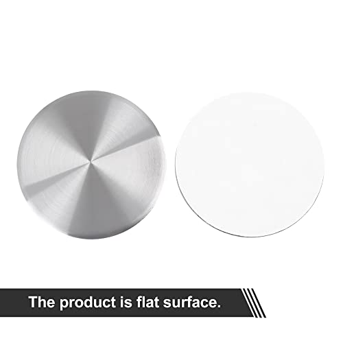 X AUTOHAUX 50mm Car Wheel Center Hub Caps Sticker Emblem Badge Silver Tone - size: 50mm