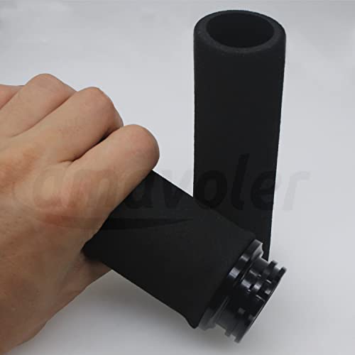 Motorcycle Hand Grips Sponge Covers Anti-Slip Handlebar Grip Compatible with BMW Yamaha Honda Kawasaki Suzuki Triumph - size: Fit for 1-1.2 inch