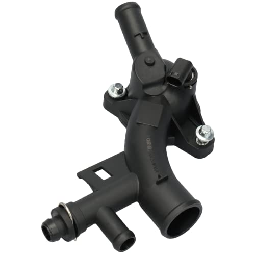 IRONTEK 25193922 Engine Coolant Thermostat Housing Water Pump Outlet Fit for 2011-2018 for Buick Encore for Chevy Cruze Sonic Trax 1.4L 1.8L, 55565334 902-846 1338030