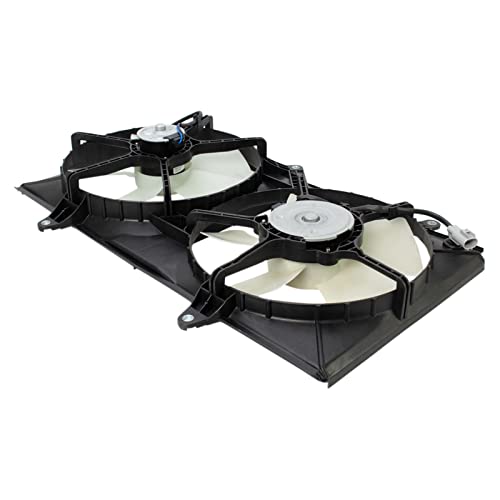 TRQ Radiator Dual Cooling Fan Assembly - style: RFA80460