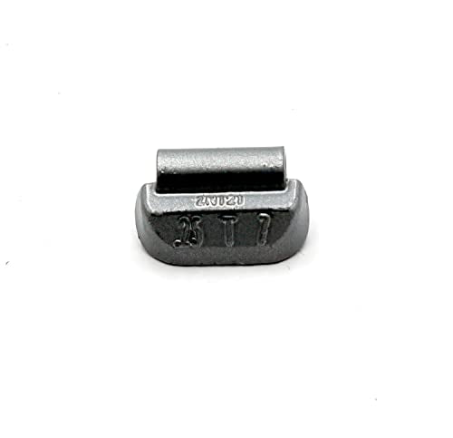T Series Hammer on ZINC Wheel Weights Coated (0.25oz) Box of 100pcs - size: 0.25oz