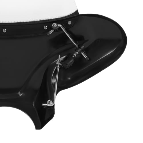 ECOTRIC Universal Motorcycle Cruiser Front Outer Fairing Batwing w/Clear