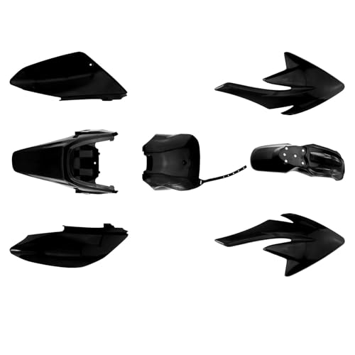 PRO BAT 7 PCs Plastic Fender Kit - color: Black Plastic Fender Kit